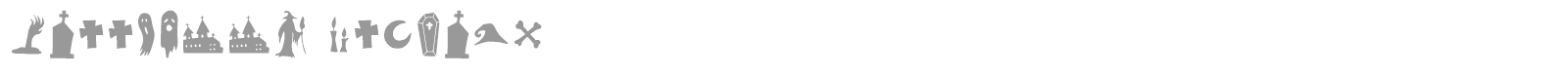 Halloween Clipart font preview